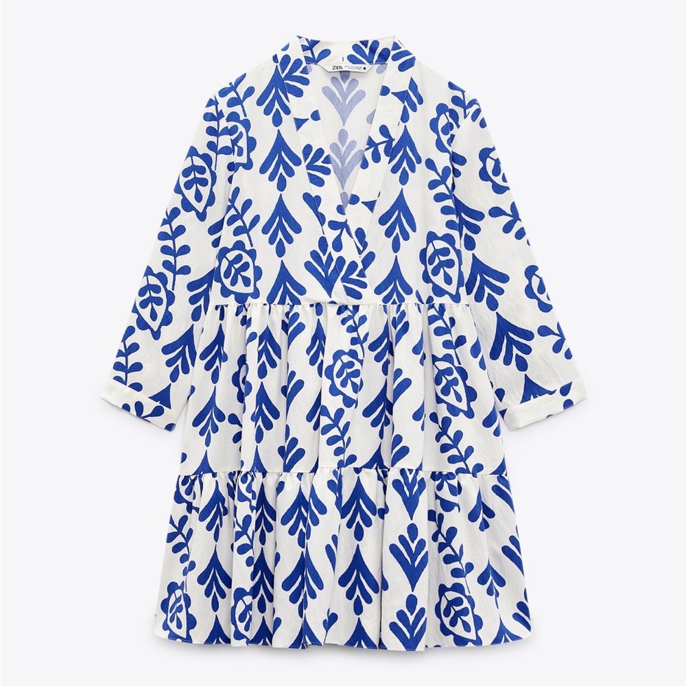 NWT Zara Printed Short Dress